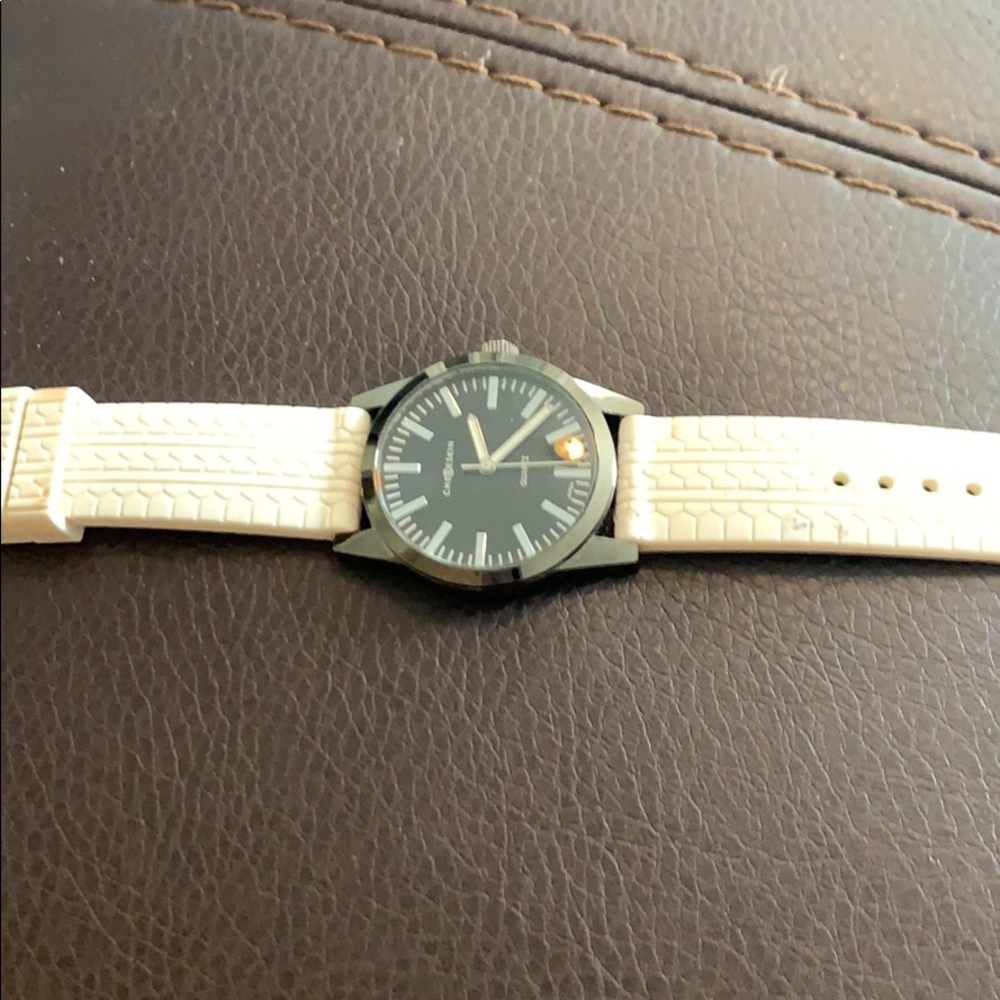 Black and white watch